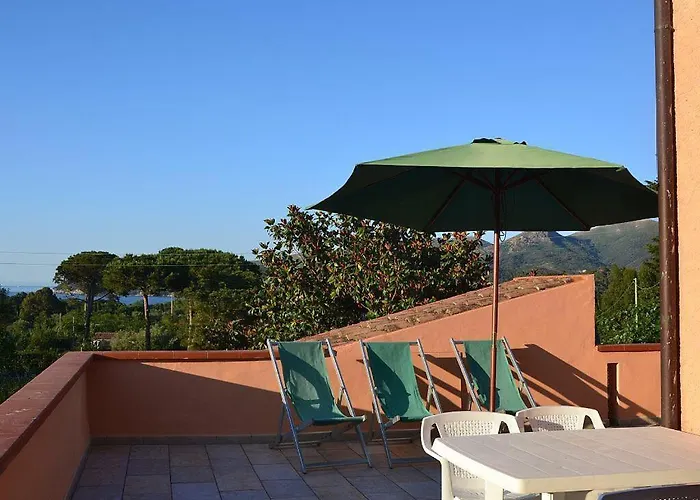 Villalara Piscina, Vista Mare Con Agevolazione Traghetti * Портоферрайо