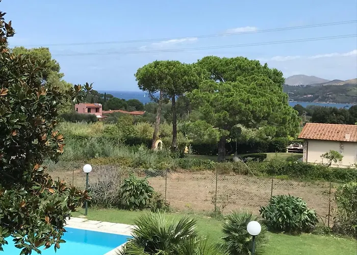 Villalara Piscina, Vista Mare Con Agevolazione Traghetti Портоферрайо